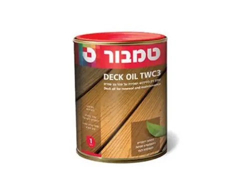 ורנית שמן לדקים טבעי לא לגיוון 3.8 ליטר טמבור TAMBUR