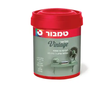 פוליאור וינטאג' 001 לבן 3/4 ליטר טמבור TAMBUR